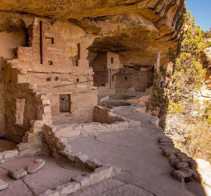 View of Mesa Verde. 